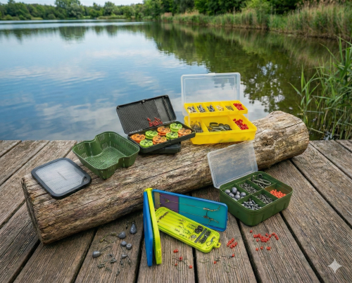 Ящики, коробки и поводочницы